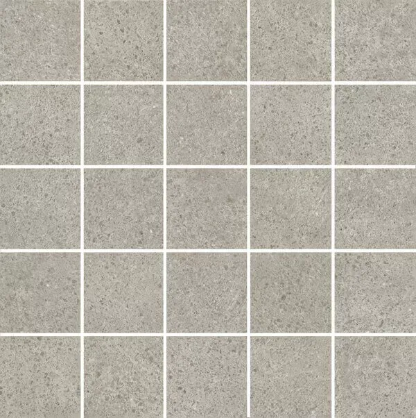 Декор Kerama Marazzi MM12137 Безана серый мозаичный 25x25 - фото 1