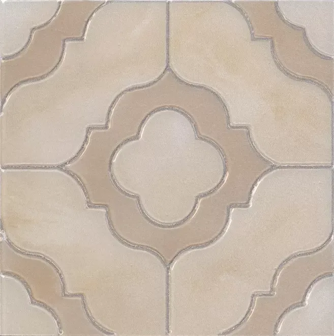 Вставка Kerama Marazzi MLD\B64\SG1550L Помильяно беж лаппатированная 14,5x14,5 - фото 1