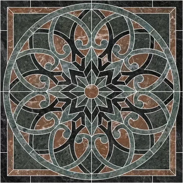 Декор Kerama Marazzi ID110 Риальто наборный лаппатированный 119,5x119,5 - фото 1