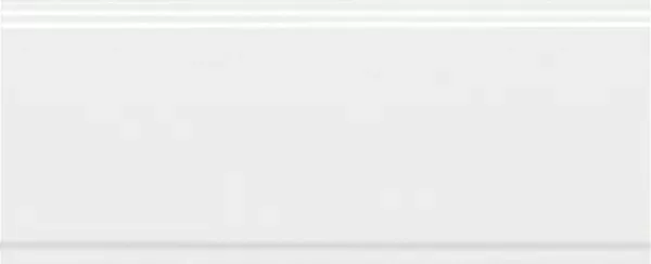 Бордюр Kerama Marazzi Venezia Флориан белый матовый обрезной 30х12 - фото 1