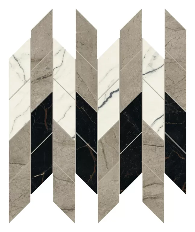 Мозаика Atlas Concorde Forte dei Marmi Waterfall Mosaic Lap 600110000973 - фото 1