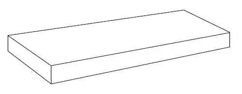 Ступень угловая левая Atlas Concorde Thesis Moka 33x60 матовая - фото 1