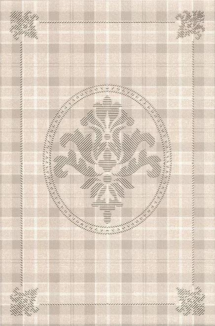 Декор Kerama Marazzi AD\B178\8236 Традиция Клетка 20x30 - фото 1