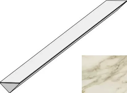 Бордюр Atlas Concorde Italy Marvel Royal Calacatta Corner LM4C 1.4x40 - фото 1