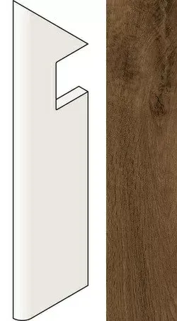 Ступень левая Atlas Concorde Italy Heartwood Moka Battiscopa Sag.Sx AMA1 7.2x30 - фото 1