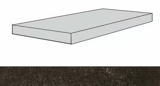 Ступень угловая правая Atlas Concorde Drift Dark 33x80 - фото 1