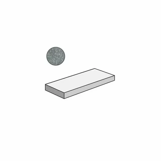 Ступень угловая правая Италон Genesis Jupiter Silver 33x120 - фото 1