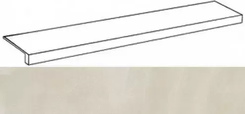 Ступень фронтальная Италон Континуум Пьюр 33x160 - фото 1