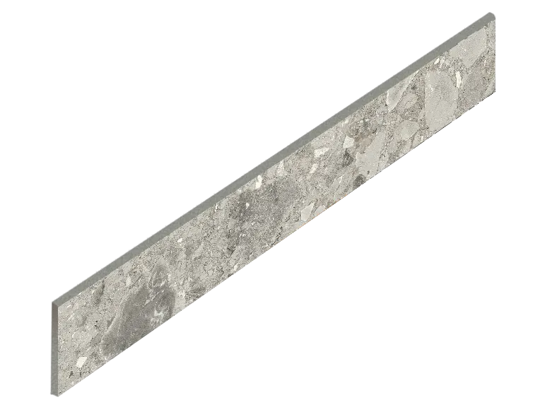 Плинтус ColiseumGres Брера Грэй 610130005363 серый 7.2x60 - фото 1