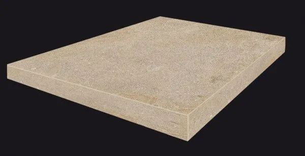 Ступень угловая левая Coliseumgres Cervinia Sabbia 33x45 - фото 1