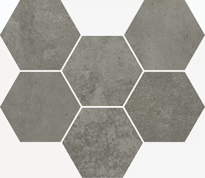 Мозаика Италон Terraviva Dark Hexagon 25x29 - фото 1