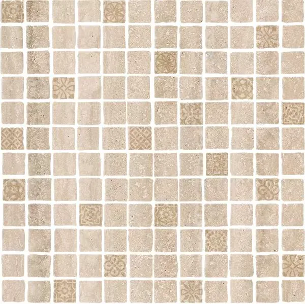 Мозаика Kerama Marazzi MBD002 Риальто Антика 2 мозаичный бежевый светлый матовый 30х30 - фото 3