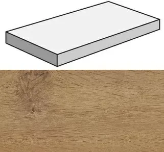 Ступень угловая правая Atlas Concorde Oak Reserve Pure 33x120 - фото 1