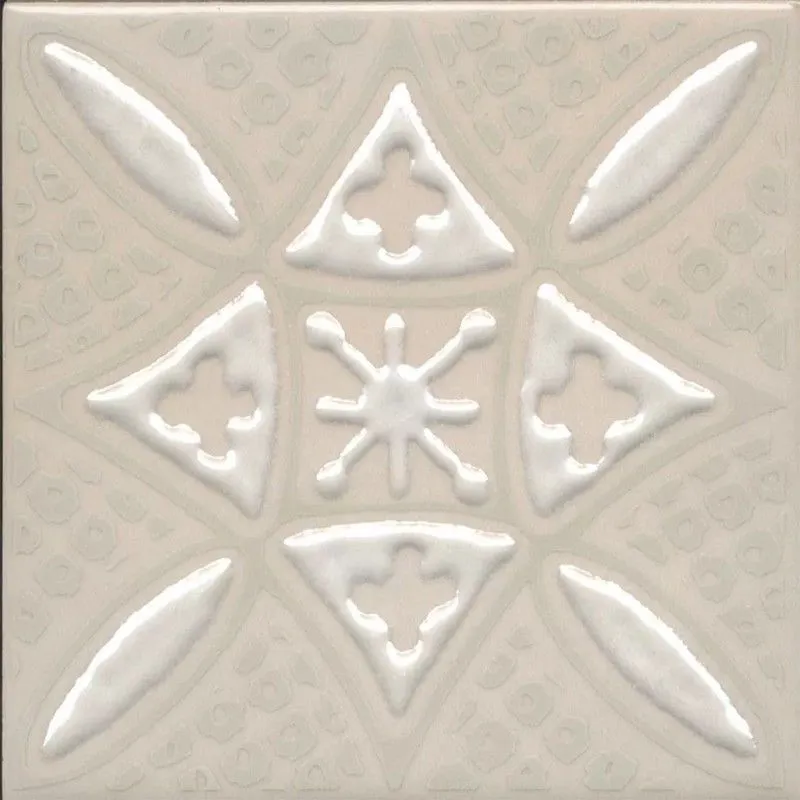 Декор Kerama Marazzi KMD3STA017GN Бахия 2 бежевый светлый глянцевый 9.8x9.8 - фото 1