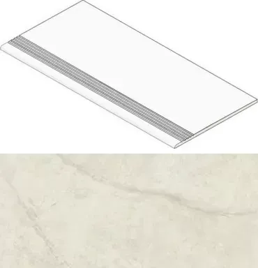 Ступень Atlas Concorde Italy Marvel Calacatta Perla Gradino Matt AGHJ 30x60 - фото 1