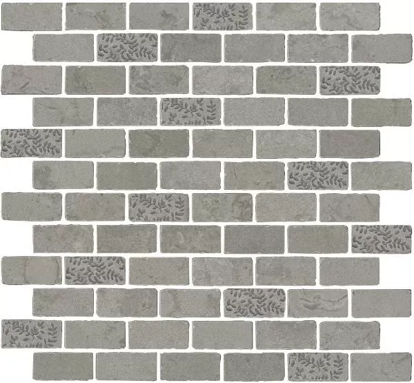 Мозаика Kerama Marazzi MBD010 Про Лаймстоун Антика 2 мозаичный серый матовый 30х32 - фото 1