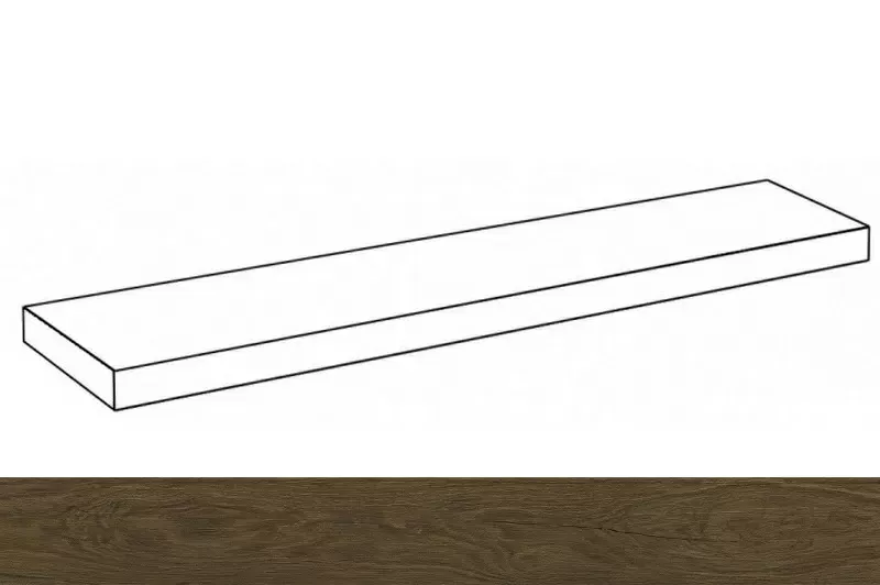 Ступень угловая левая Италон Loft Pepper 33x160 - фото 1