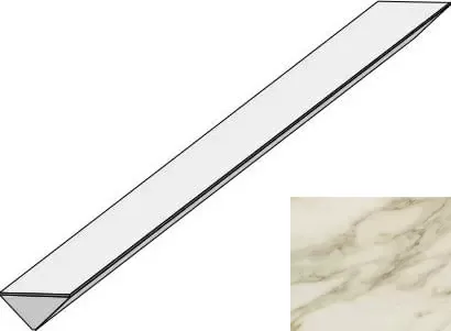 Бордюр Atlas Concorde Italy Marvel Royal Calacatta Corner LM5C 1.4x50 - фото 1