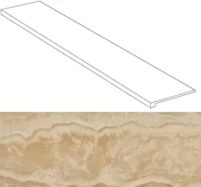 Ступень Atlas Concorde Italy Marvel Gold Onyx Scalino Lapp. AFCT 33x150 - фото 1