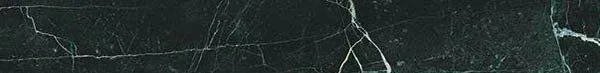 Бордюр Vitra Marmori Сан Лорен Черный 7x60 лаппатированный - фото 1
