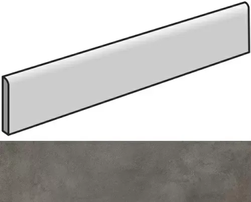 Плинтус Италон Millennium Black 7,2x60 - фото 1