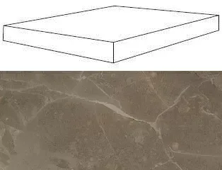 Ступень угловая правая Atlas Concorde Supernova Stone Grey Wax 33x120 - фото 1