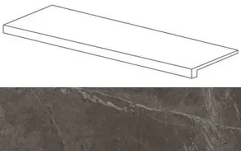 Ступень Atlas Concorde Italy Marvel Grey Scalino ASM7 33x75 - фото 1