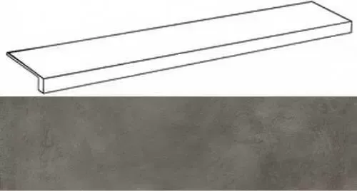 Ступень фронтальная Италон Millennium Black 33x120 - фото 1