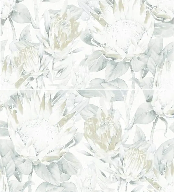 Декор Ласселсбергер Эвентир панно зелёный (комплект из 2 шт.) 45x50 - фото 1