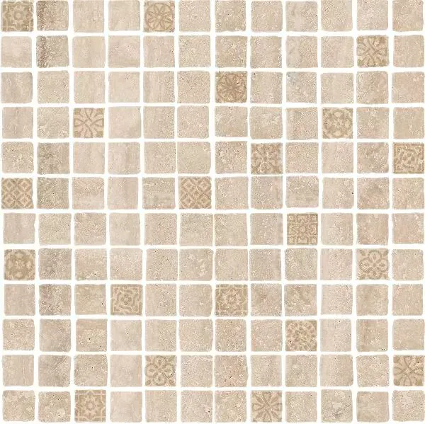 Мозаика Kerama Marazzi MBD002 Риальто Антика 2 мозаичный бежевый светлый матовый 30х30 - фото 2