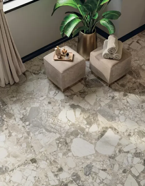 Керамогранит Atlas Concorde 610015000656 Forte dei Marmi Panda White Rett Cer 60x120 - фото 8