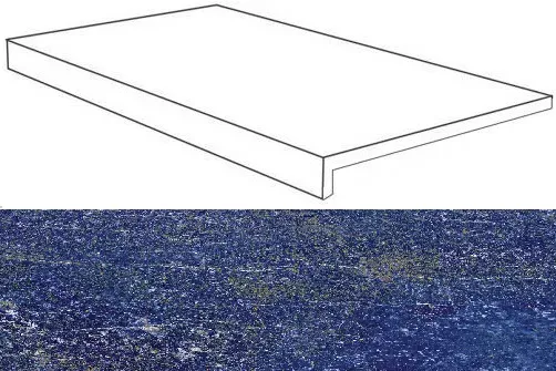 Ступень Atlas Concorde Italy Marvel Ultramarine Scalino Lapp AO7Q 37.5x150 - фото 1