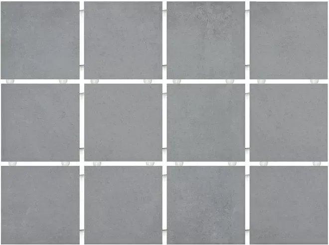 Керамическая плитка Kerama Marazzi 1271H Амальфи серый 9,8x9,8 - фото 1
