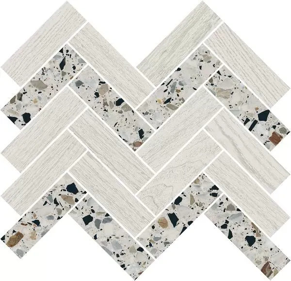 Мозаика Kerama Marazzi T042\SG5268 Монтиони мозаичный белый 34х35.5 - фото 3