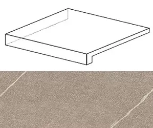 Ступень угловая левая Atlas Concorde Italy Marvel Desert Beige Scalino Ang. Sx ATGX 33x33 - фото 1