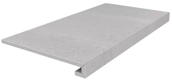 Ступень клееная Kerama Marazzi DD602020R\GCF Про Матрикс серый светлый обрезной 33х60 - фото 1