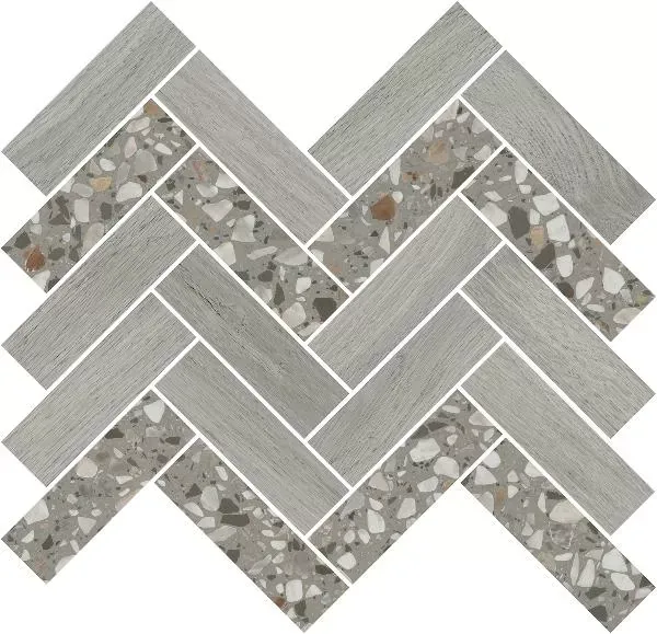 Мозаика Kerama Marazzi T042\SG5267 Монтиони мозаичный серый 34х35.5 - фото 3