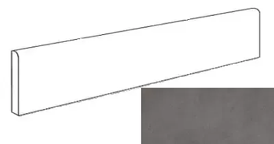 Плинтус Atlas Concorde Italy Dwell Smoke Battiscopa Matt A1FF 7.2x60 - фото 1