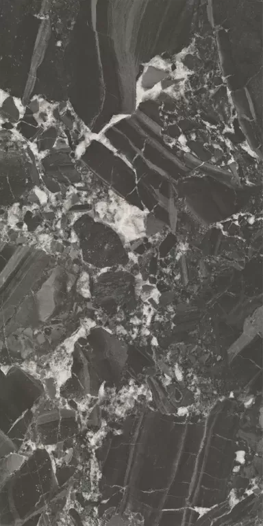 Керамогранит Kerama Marazzi Venezia Риальто чёрный лаппатированный обрезной 80х160 - фото 4