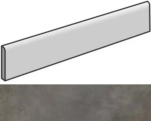 Плинтус Италон Millennium Black 7,2x80 - фото 1