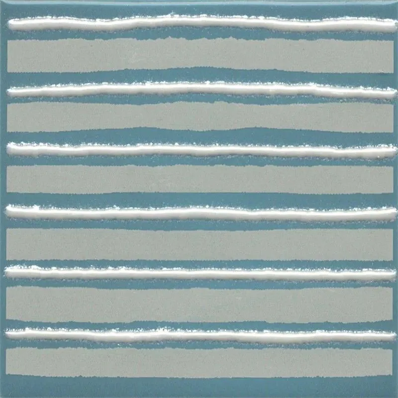 Декор Kerama Marazzi KMD3STA028GN Бахия 4 бирюзовый глянцевый 9.8x9.8 - фото 1