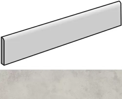 Плинтус Италон Millennium Silver 7,2x60 - фото 1