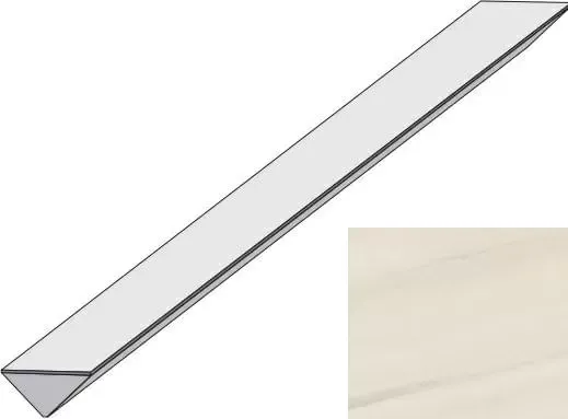 Бордюр Atlas Concorde Italy Marvel Bianco Fantastico Corner LD5B 1.4x50 - фото 1