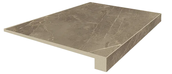 Ступень фронтальная Coliseumgres Portofino Grigio 33x90 - фото 1