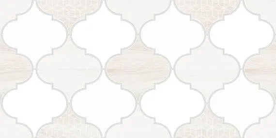 Декор Ласселсбергер Мореска 3 бежевый 20x40 - фото 1