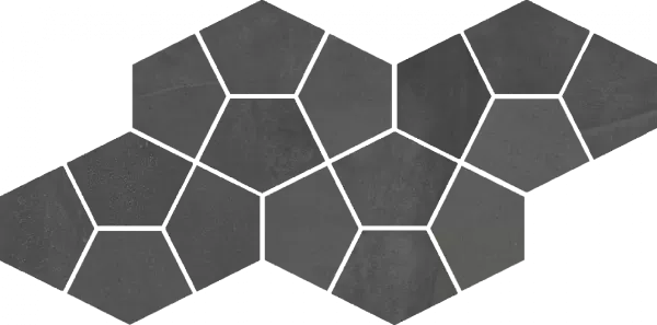 Мозаика Италон Континуум Петрол Призм 41.3x20.5 - фото 1