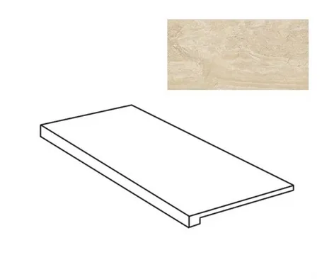 Ступень Atlas Concorde Italy Marvel Travertino Alabastrino Scalino ADXI 33x60 - фото 1