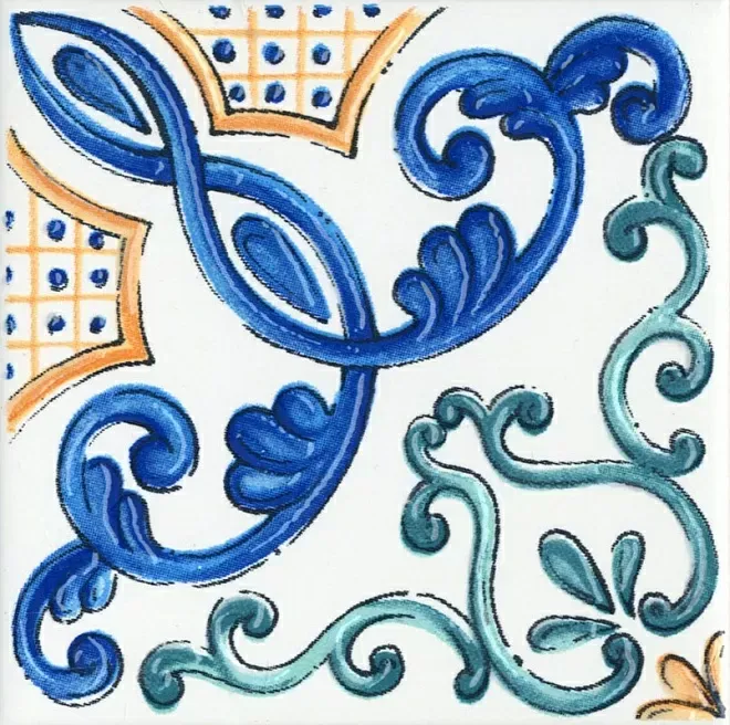 Декор Kerama Marazzi STG\A454\5232 Капри майолика 20x20 - фото 1