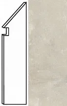 Ступень правая Atlas Concorde Italy Boost White Battiscopa Sag.Dx AMIZ 7.2x30 - фото 1