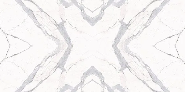 Керамогранит Ламинам I Naturali Marmi Bianco Statuario Venato Luc Book Match B 162x324 LAMFFM0064_IT - фото 1